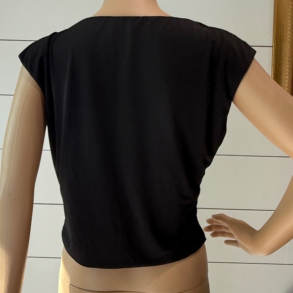Princess Polly Bolden Crop Top Black Sz 12 - Picture 8 of 11